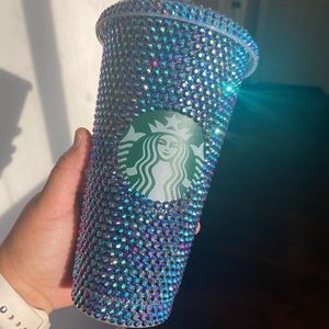 Starbucks Rhinestone cup 24oz. Nwt Beautiful MERMAID color